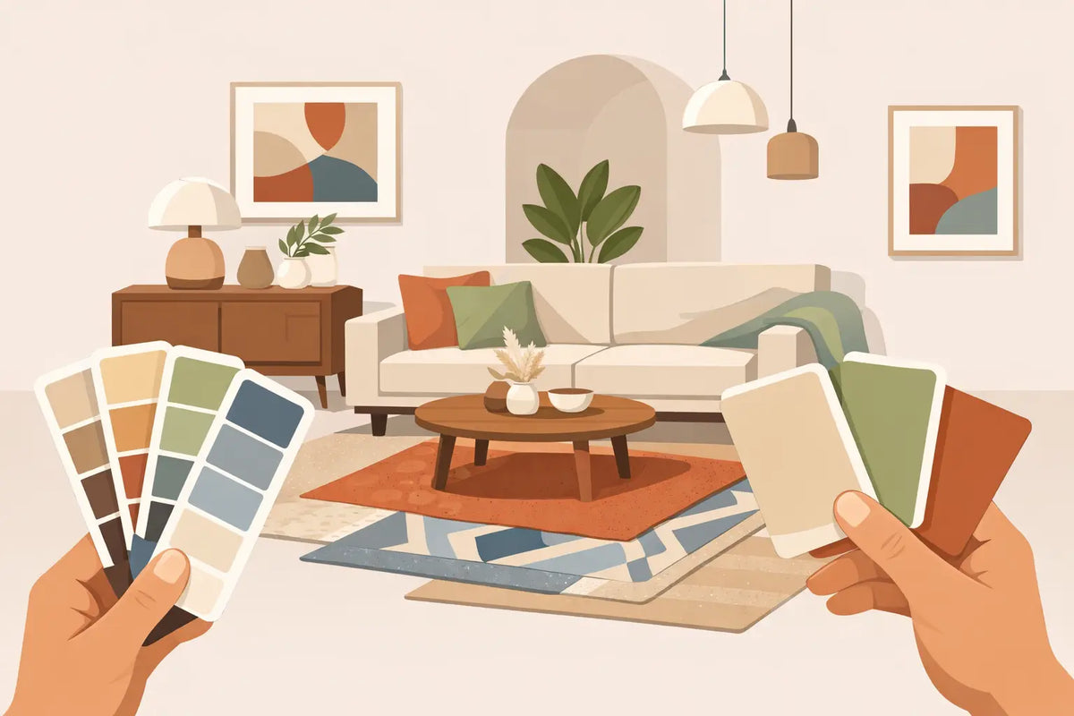 How to Match Rug Colours for a Cohesive Home