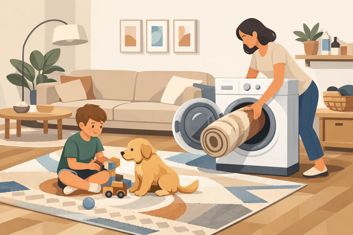 Washable Rugs for Families That Still Look Beautiful