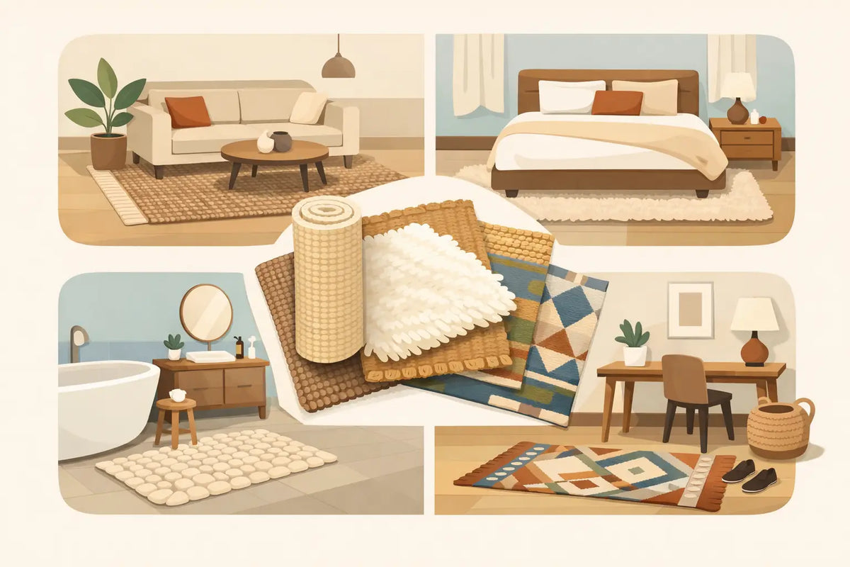 Your Guide to Rug Materials for Every Room