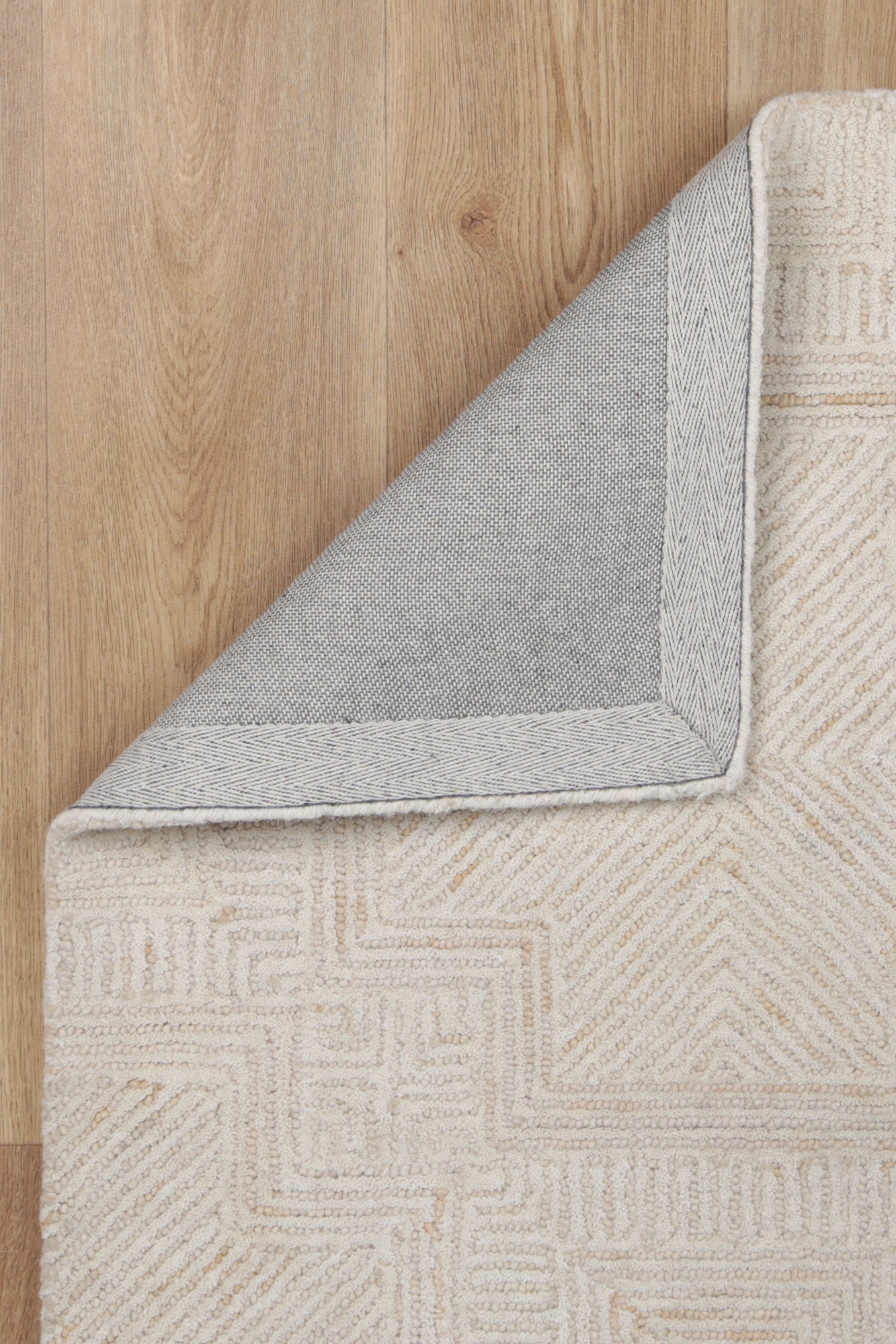 Posy Labyrinth 09D Beige Wool Rug