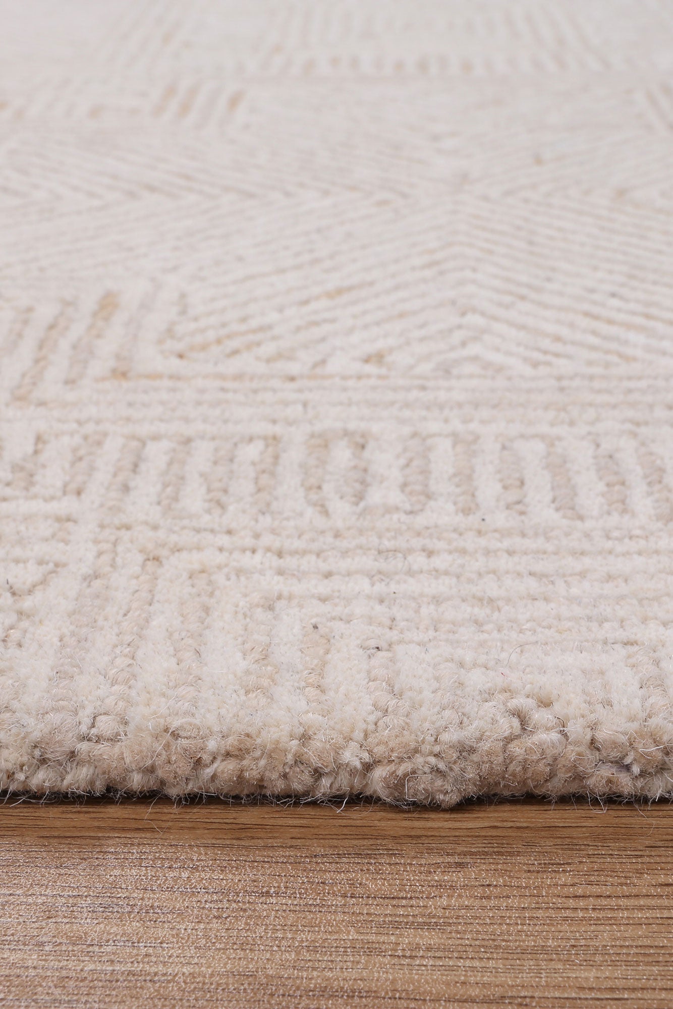 Posy Labyrinth 09D Beige Wool Rug