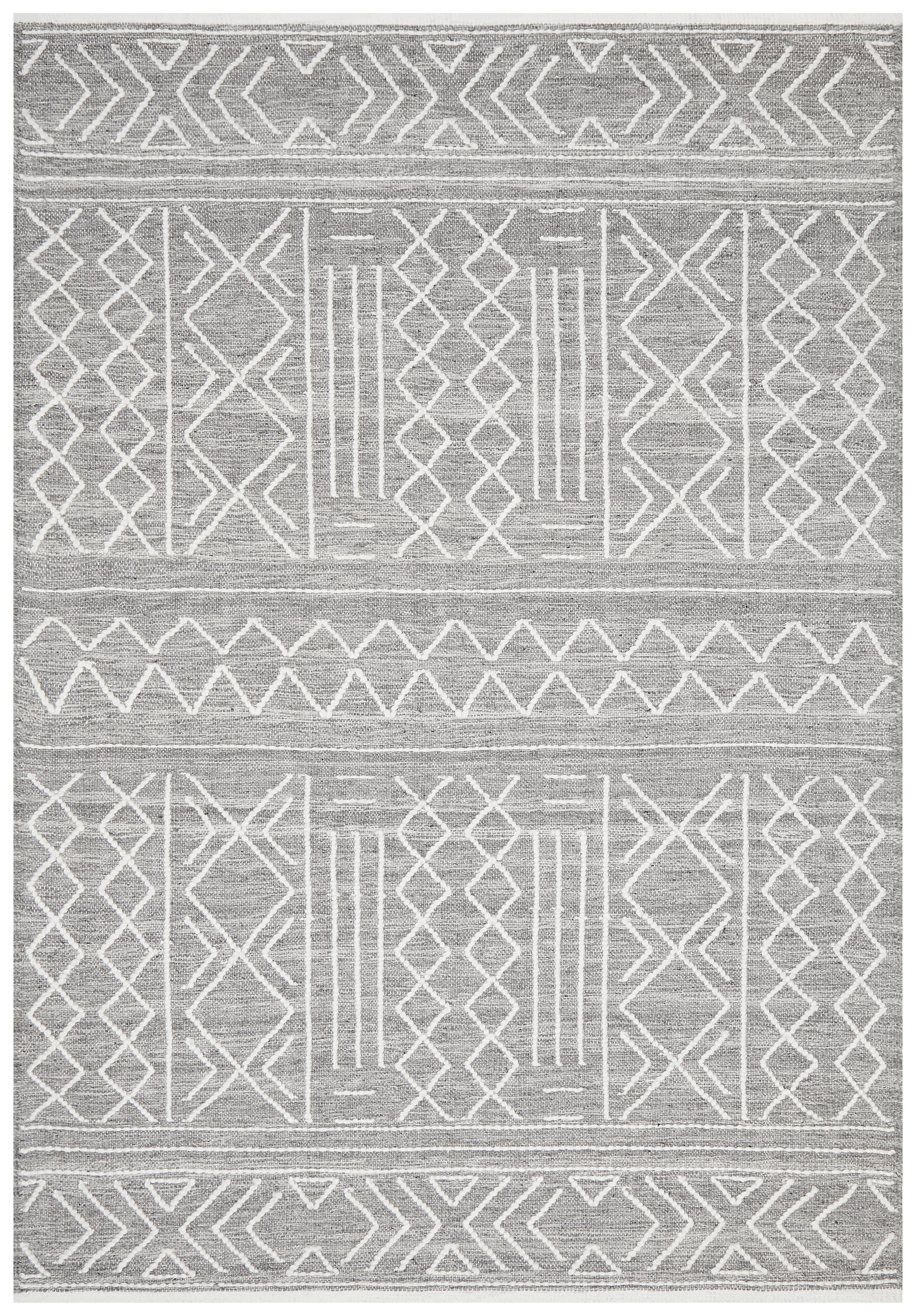 Hudson Wool Flat woven Grey