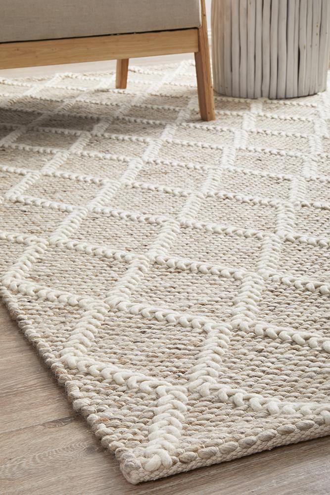 Huxley Natural Rug - Cozy Rugs Australia