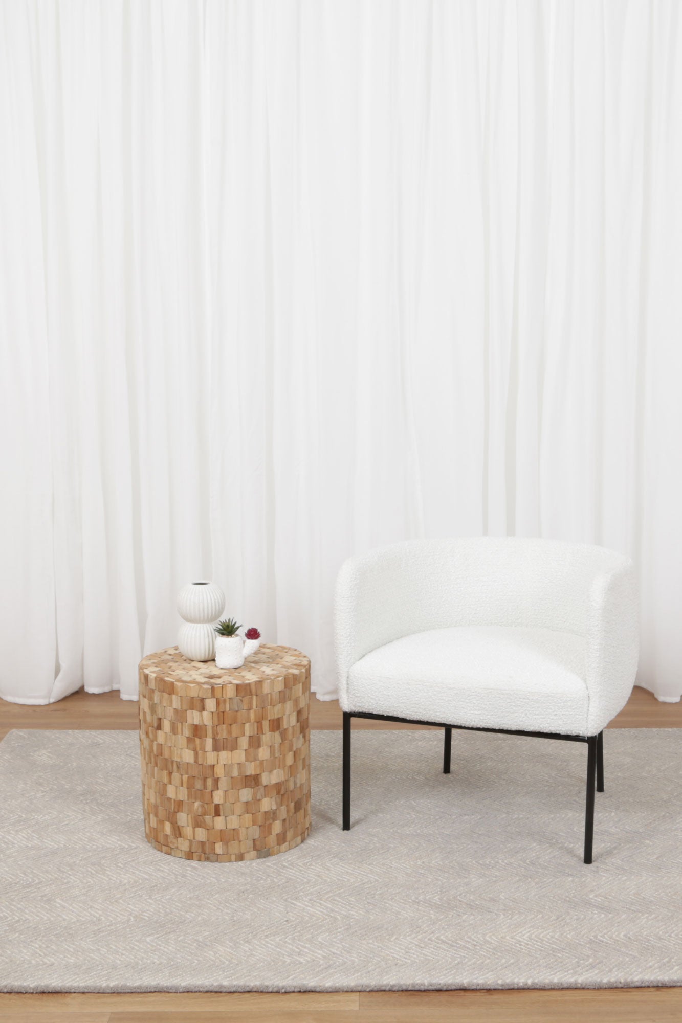 Posy Labyrinth 09D Beige Wool Rug