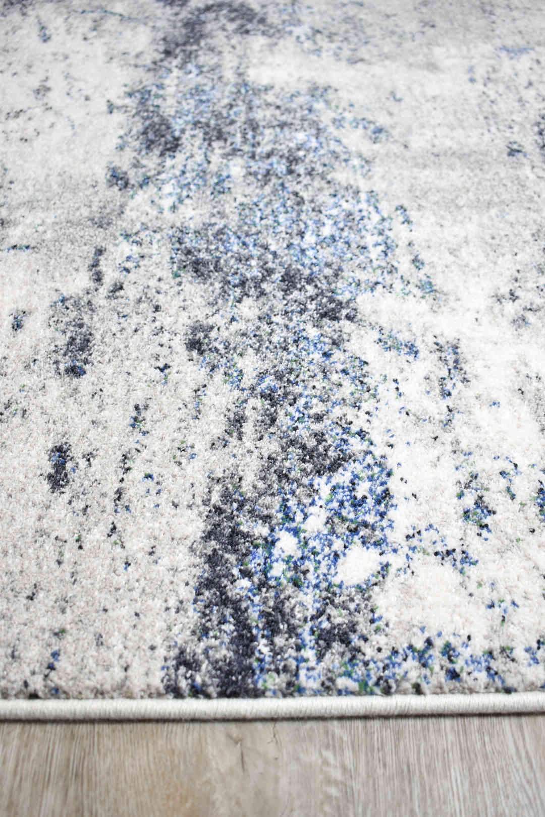 Francis Blue Textured Rug 32667-6258