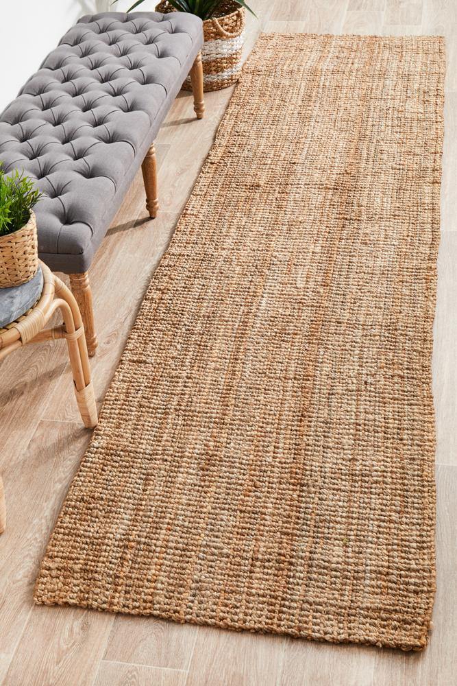 Atrium Barker Natural Runner - Cozy Rugs Australia