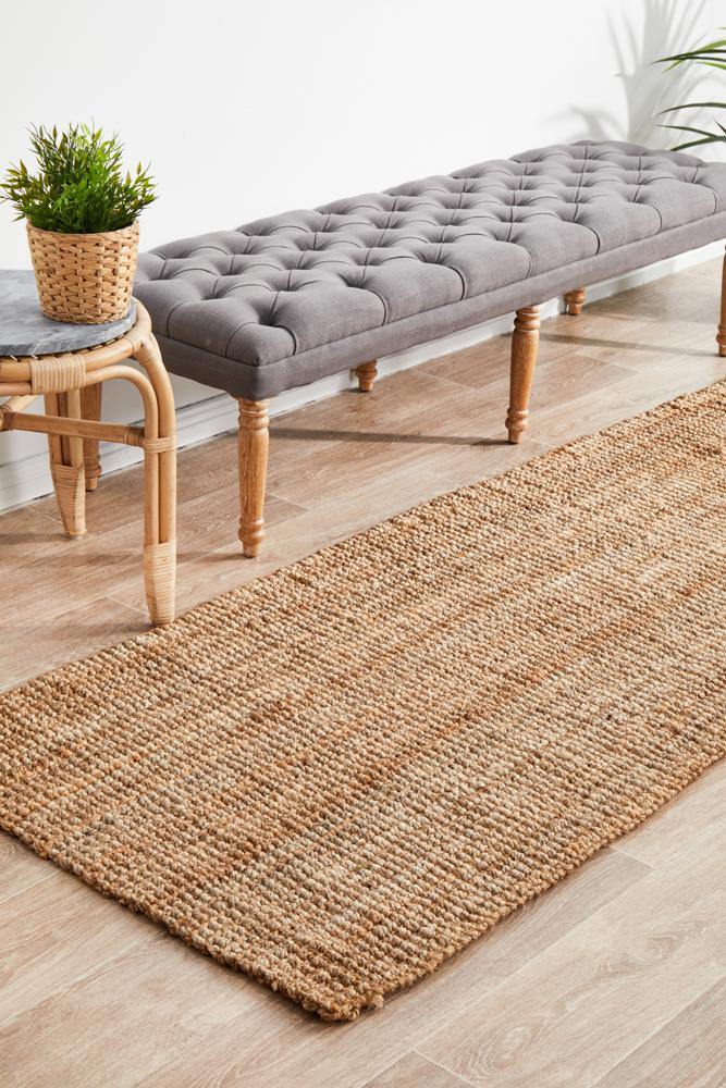 Atrium Barker Natural Runner - Cozy Rugs Australia