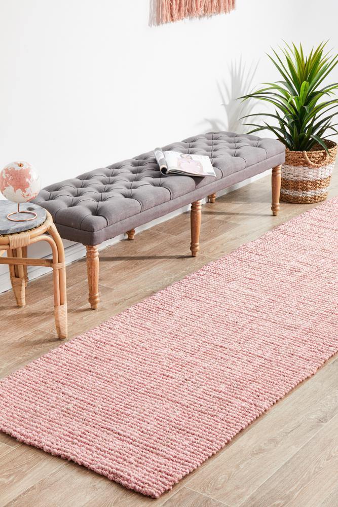 Atrium Barker Pink Runner - Cozy Rugs Australia