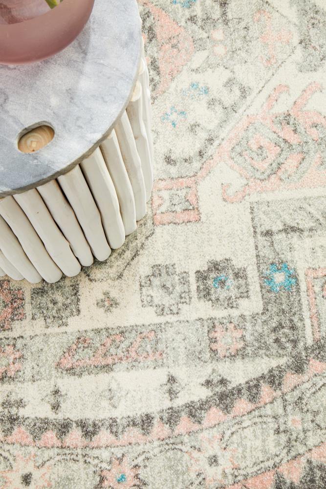 Avenue 704 Silver Round Rug - Cozy Rugs Australia