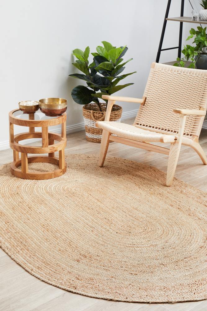 Bondi Natural Oval Rug - Cozy Rugs Australia