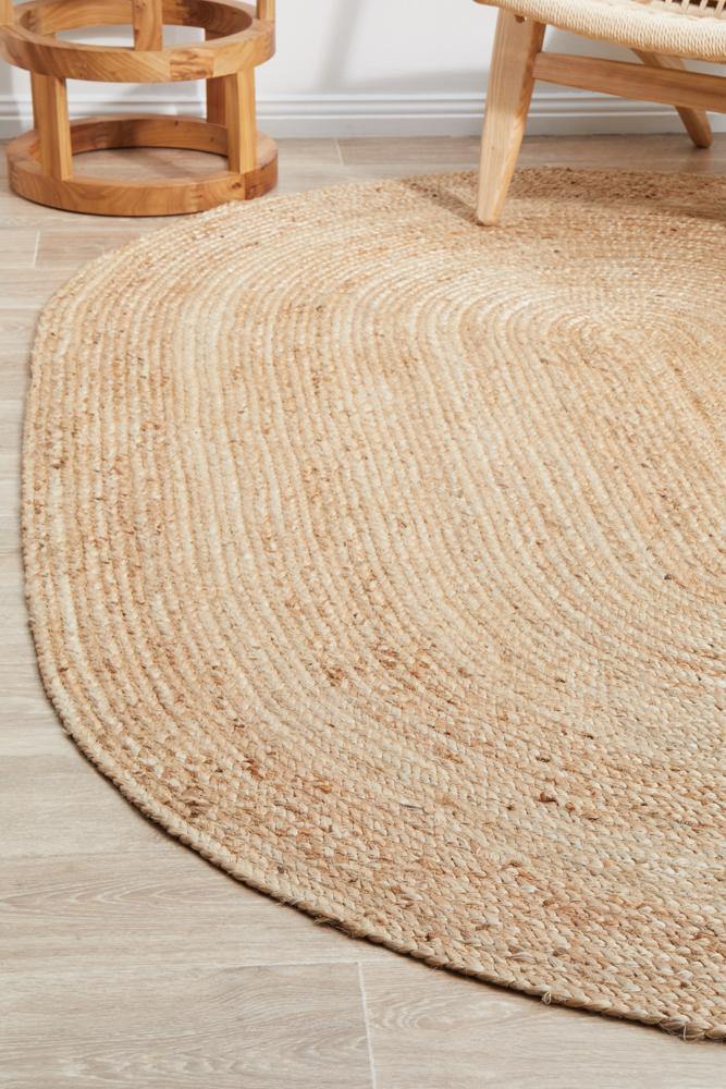 Bondi Natural Oval Rug - Cozy Rugs Australia