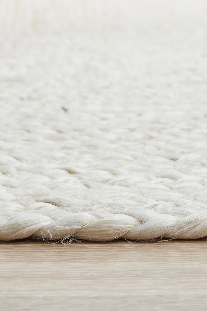 Bondi White Oval Rug - Cozy Rugs Australia