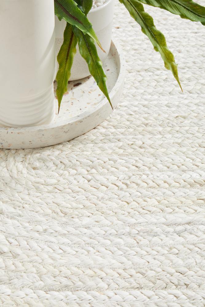 Bondi White Oval Rug - Cozy Rugs Australia