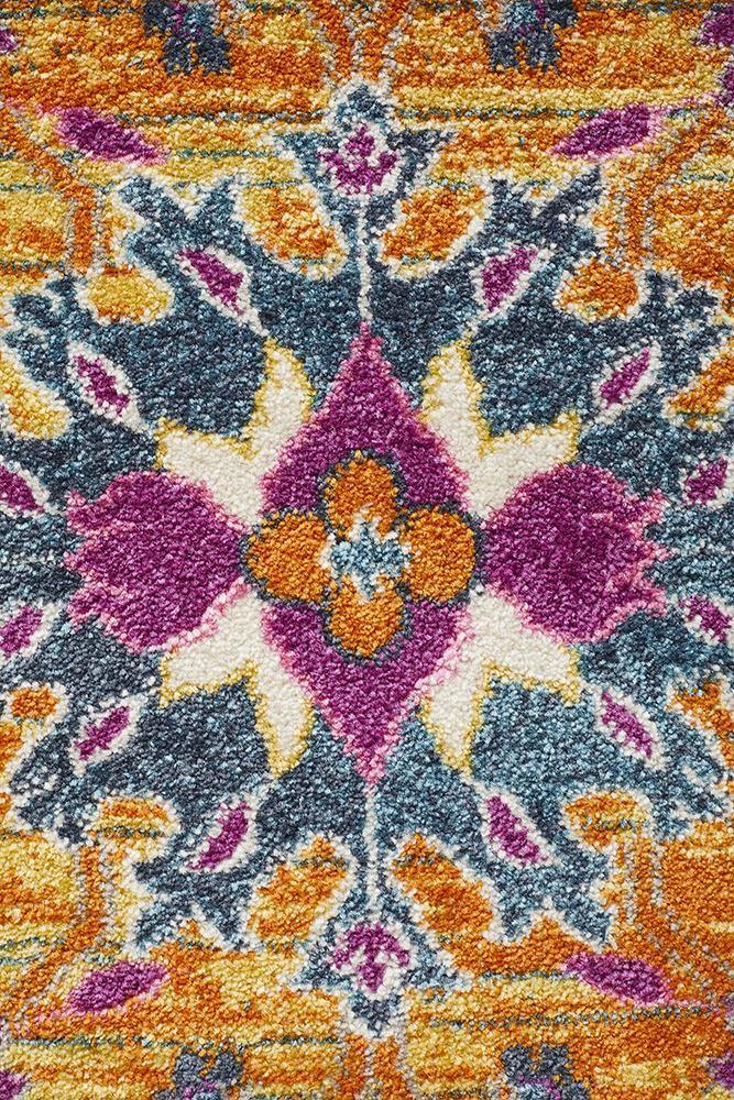 Babylon 210 Rust Round Rug - Cozy Rugs Australia