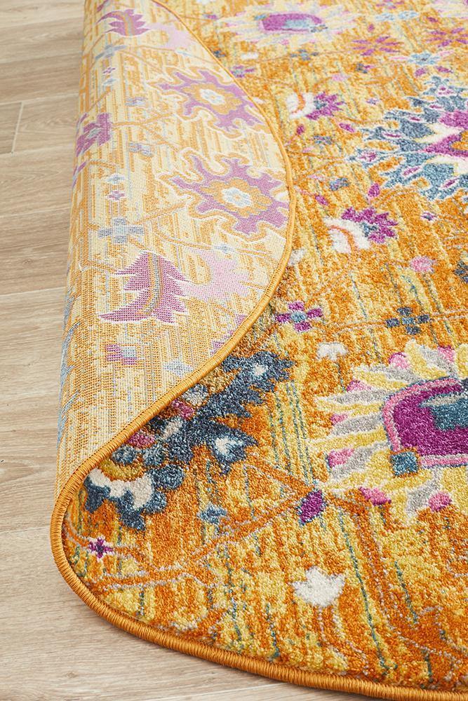 Babylon 210 Rust Round Rug - Cozy Rugs Australia