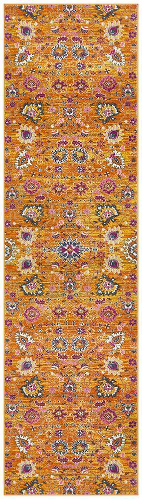 Babylon 210 Rust Runner Rug - Cozy Rugs Australia