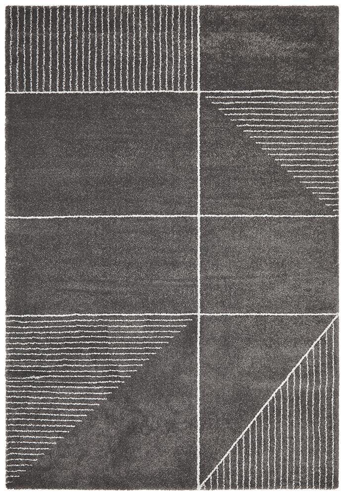 Rug Culture Broadway 935 Charcoal - Cozy Rugs Australia