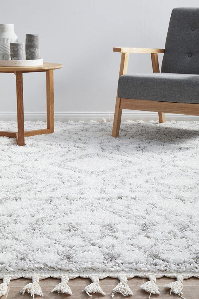 Casablanca Fez White Rug - Cozy Rugs Australia