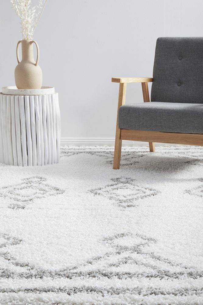 Casablanca Temara White Rug - Cozy Rugs Australia