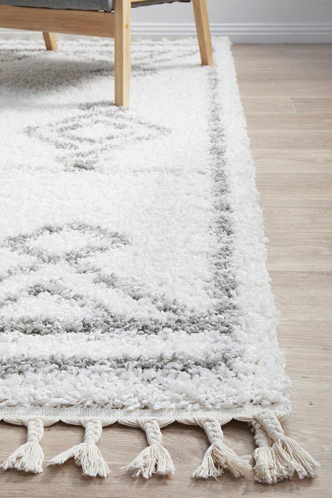 Casablanca Temara White Rug - Cozy Rugs Australia