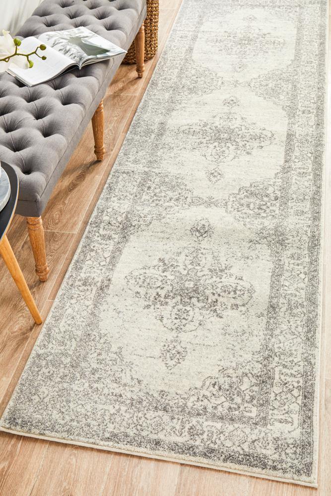 Century 977 Silver Runner Rug - Cozy Rugs Australia