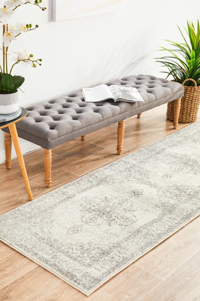 Century 977 Silver Runner Rug - Cozy Rugs Australia
