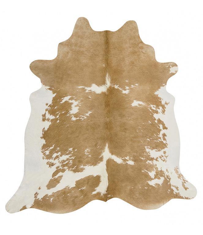 Exquisite Natural Cow Hide Beige White - Cozy Rugs Australia