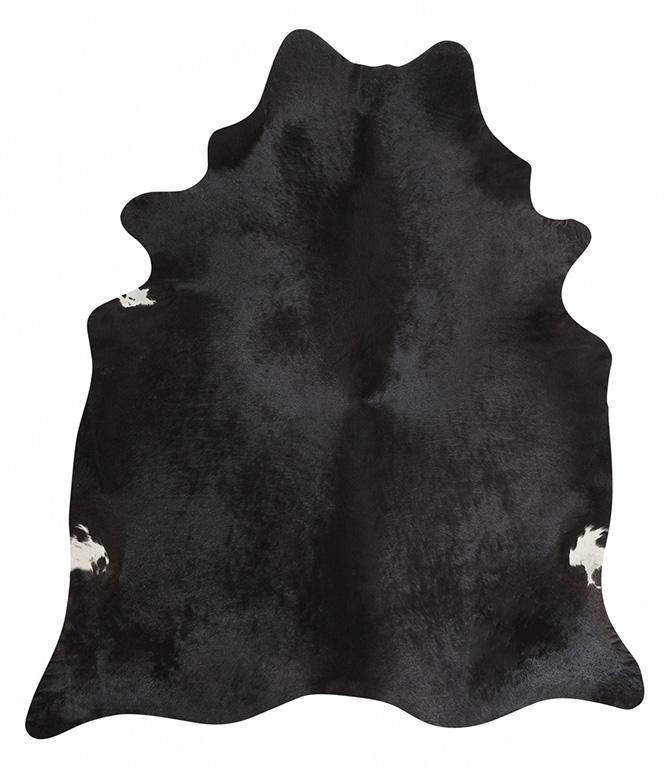 Exquisite Natural Cow Hide Black - Cozy Rugs Australia