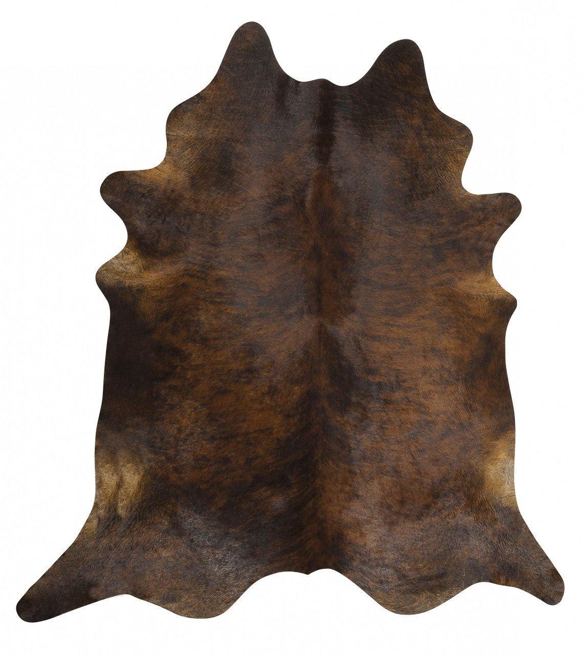 Exquisite Natural Cow Hide Dark Brindle - Cozy Rugs Australia
