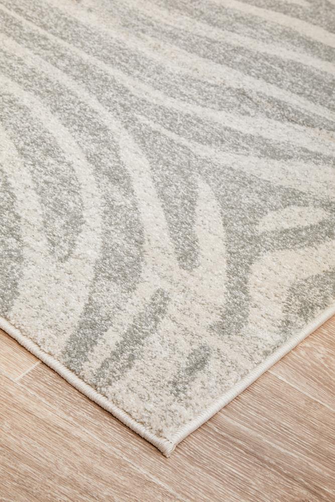 Chrome Savannah Silver Rug - Cozy Rugs Australia