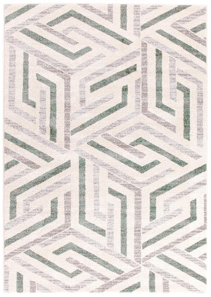 Dimensions Divinity Link Teal Modern Rug - Cozy Rugs Australia