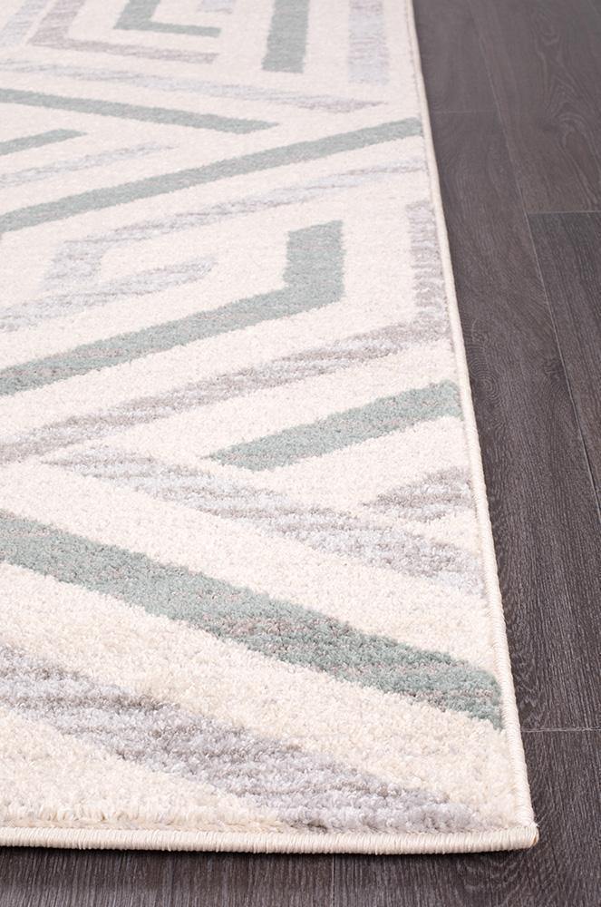 Dimensions Divinity Link Teal Modern Rug - Cozy Rugs Australia