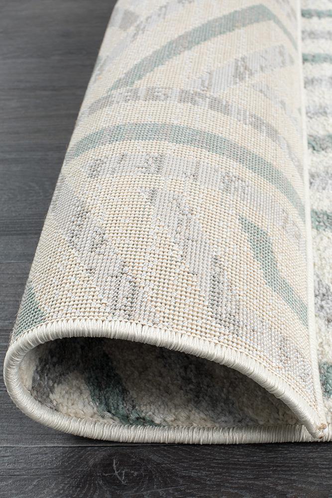 Dimensions Divinity Link Teal Modern Runner Rug - Cozy Rugs Australia