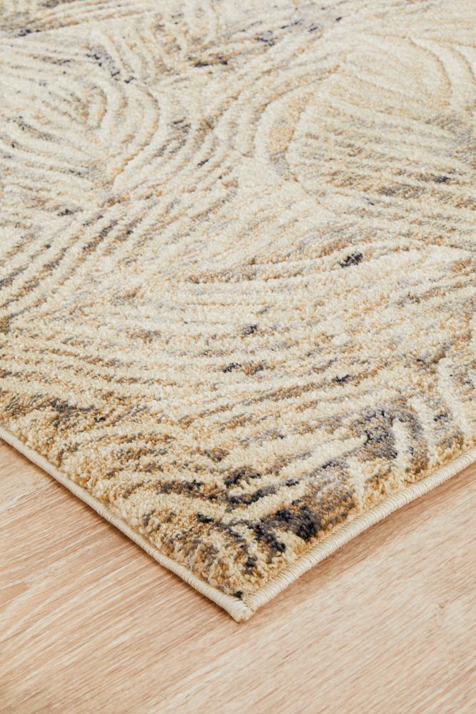 Dreamscape Artistic Nature Modern Charcoal Runner Rug - Cozy Rugs Australia