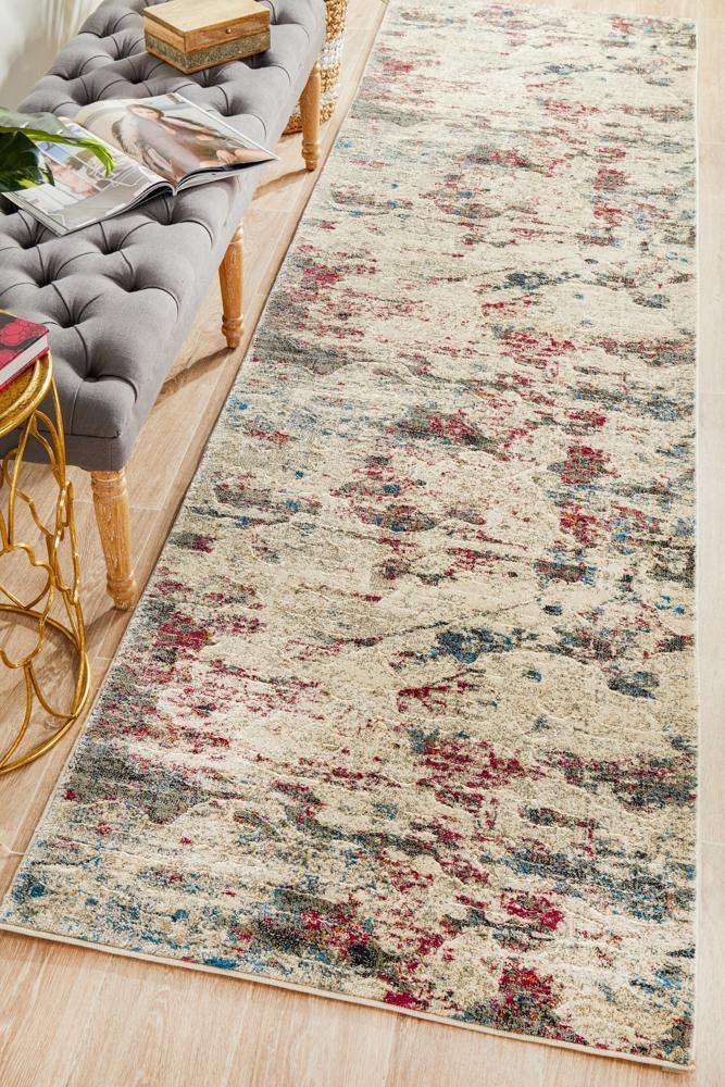 Dreamscape Destiny Modern Stone Runner Rug - Cozy Rugs Australia