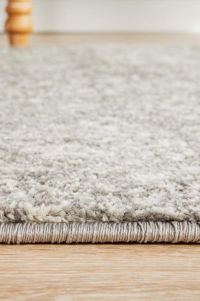 Evoke Pidgeon Grey Transitional Runner Rug - Cozy Rugs Australia