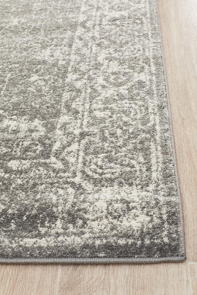 Evoke Pidgeon Grey Transitional Rug - Cozy Rugs Australia