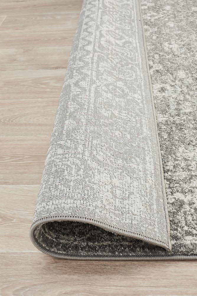 Evoke Pidgeon Grey Transitional Rug - Cozy Rugs Australia