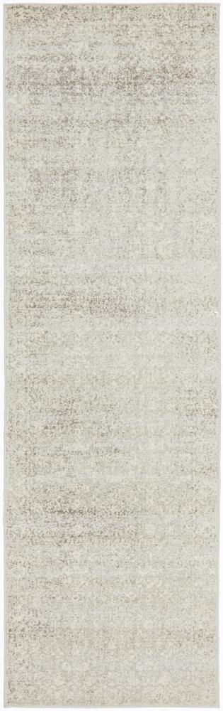 Evoke Shine Silver Transitional Runner Rug - Cozy Rugs Australia