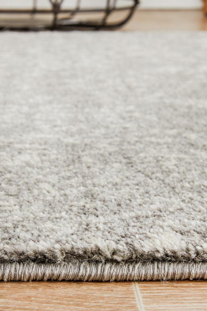 Evoke Homage Grey Transitional Runner Rug - Cozy Rugs Australia
