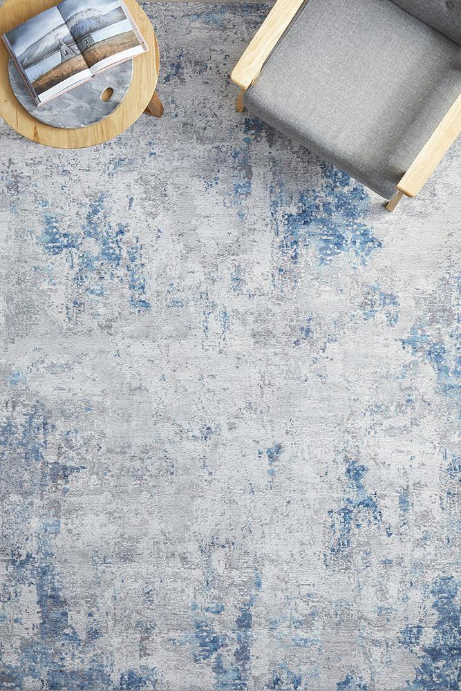 Illusions 132 Blue Rug - Cozy Rugs Australia