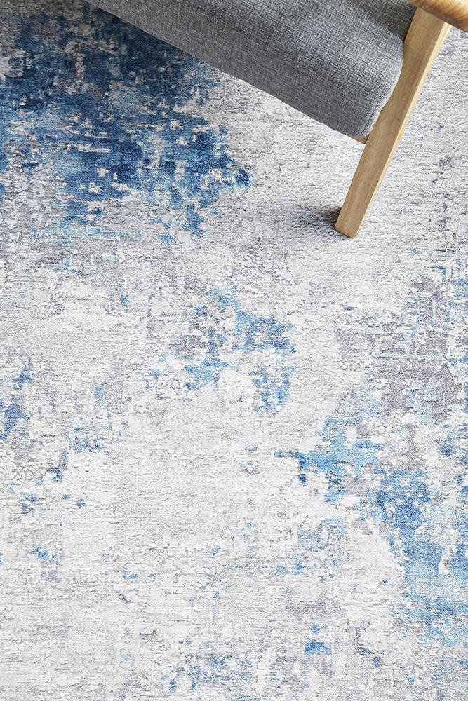 Illusions 132 Blue Rug - Cozy Rugs Australia