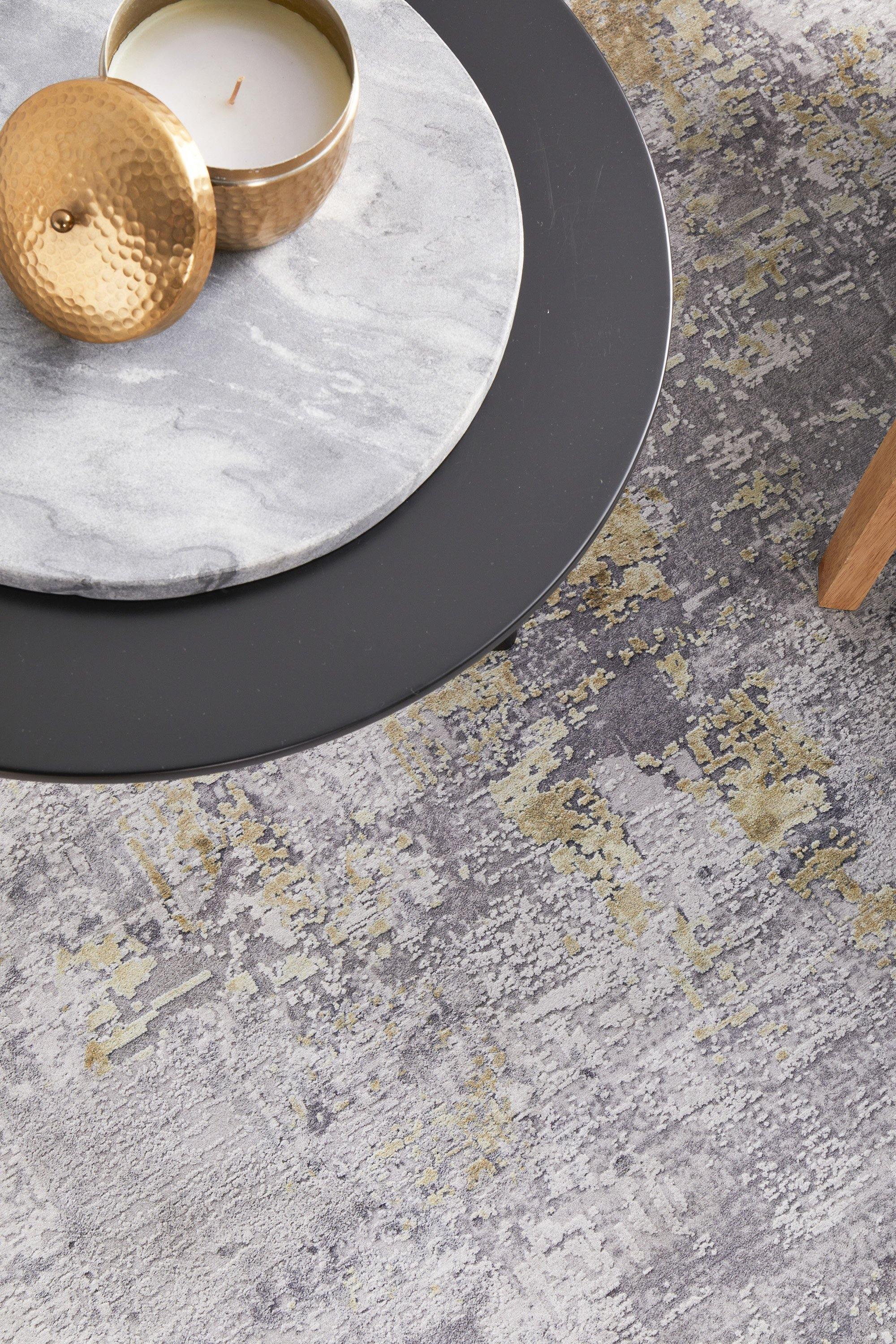 Illusions 156 Gold Rug - Cozy Rugs Australia