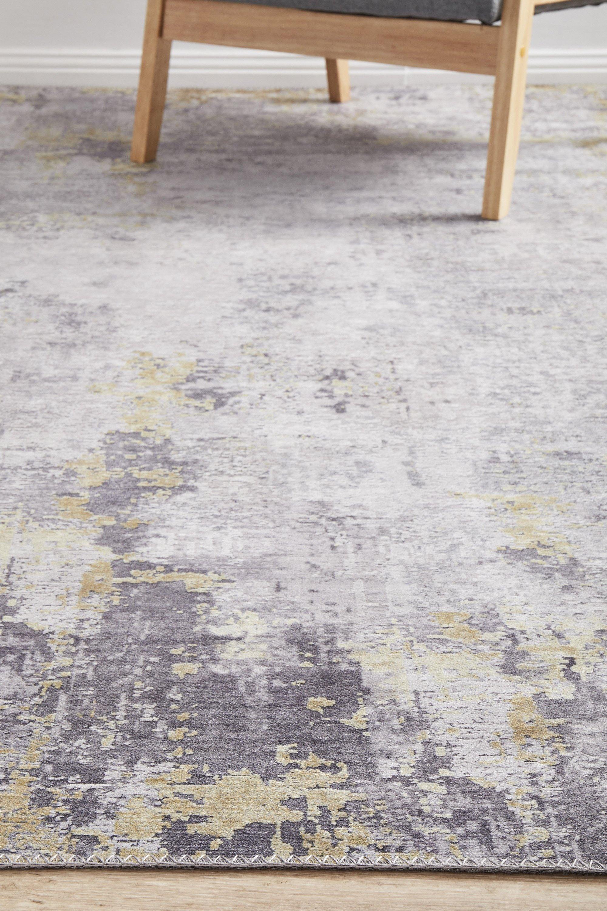 Illusions 156 Gold Rug - Cozy Rugs Australia