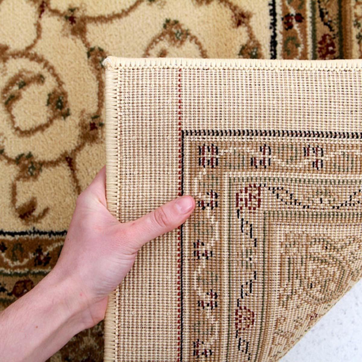 Istanbul Medallion Classic Pattern Runner Rug Ivory - Cozy Rugs Australia