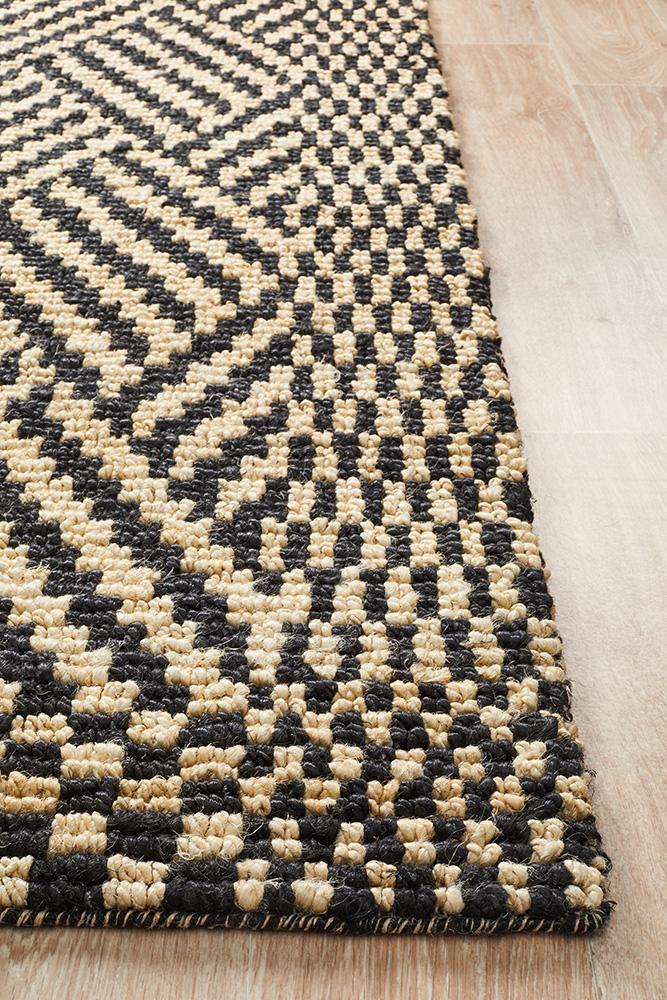 Kenya Kimi Hand Woven Tribal Jute Rug - Cozy Rugs Australia