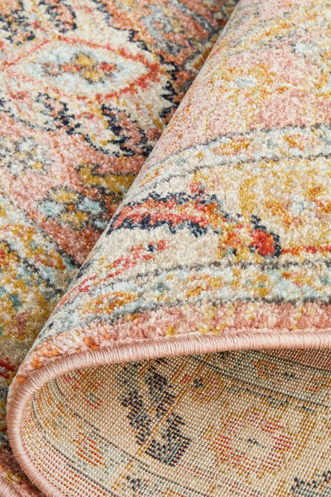 Legacy 850 Salmon Round Rug - Cozy Rugs Australia
