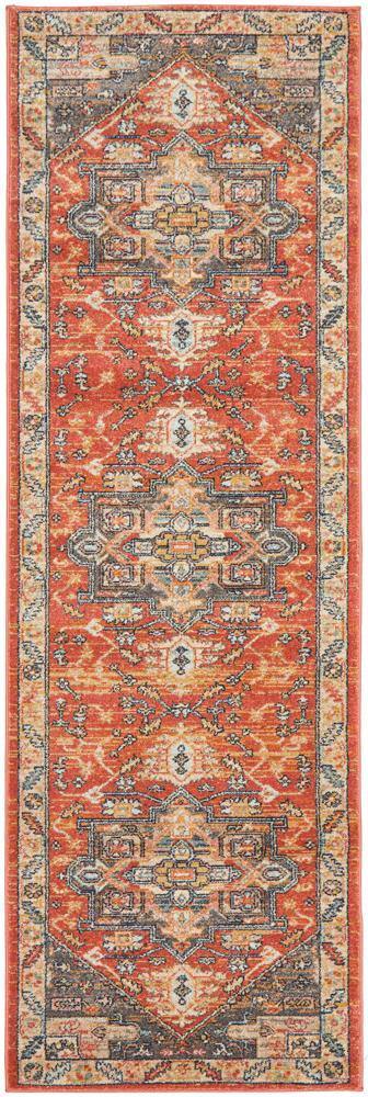 Legacy 850 Terracotta Runner Rug - Cozy Rugs Australia