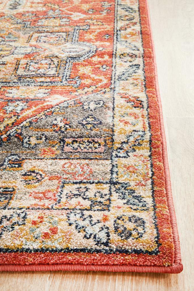 Legacy 850 Terracotta Runner Rug - Cozy Rugs Australia