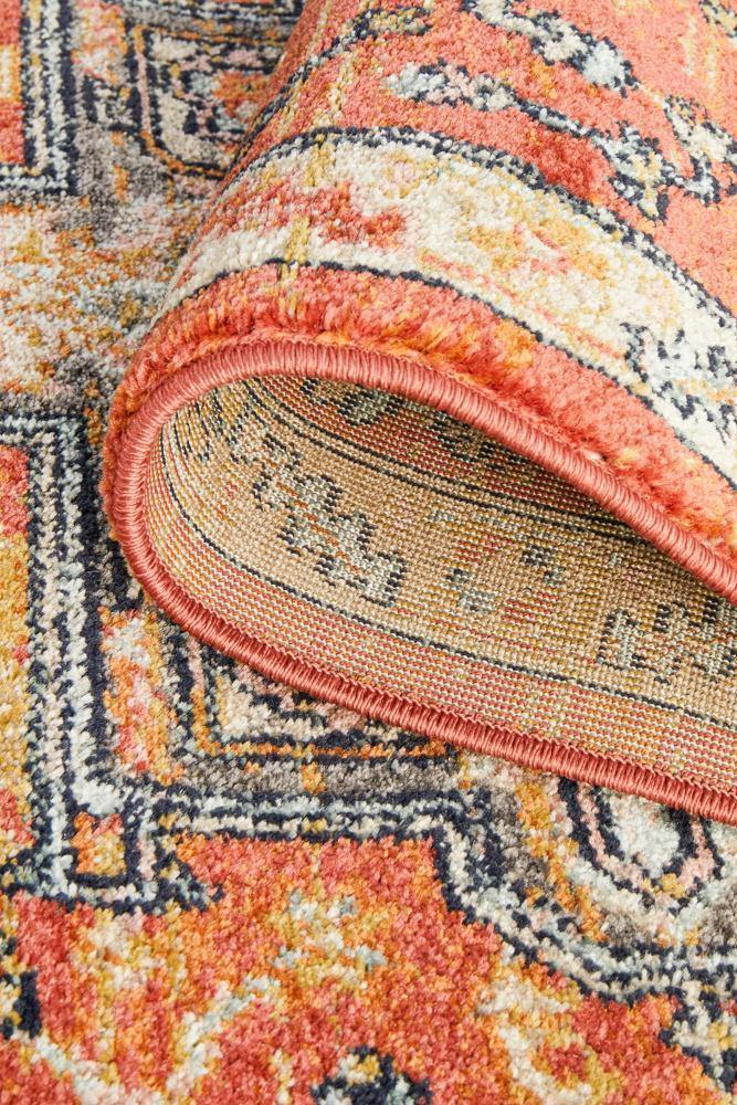 Legacy 850 Terracotta Runner Rug - Cozy Rugs Australia